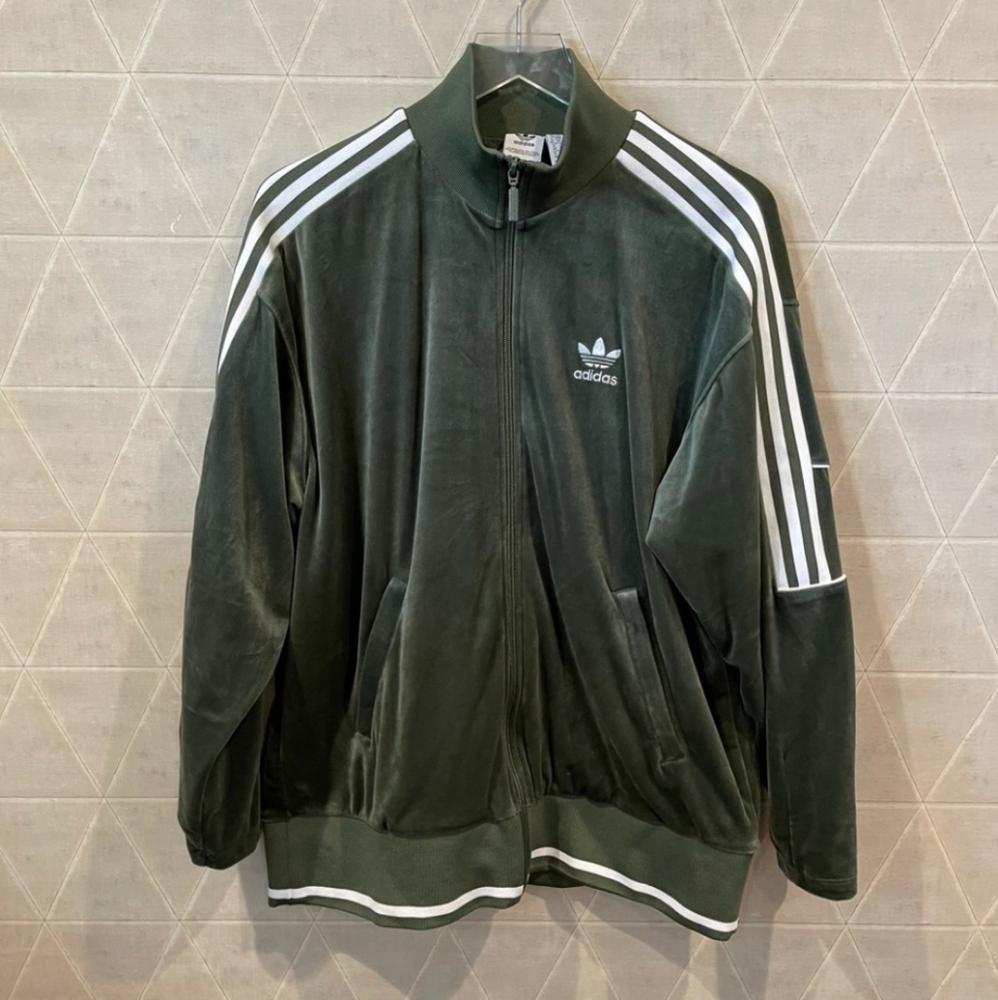 Adidas velour jacket
